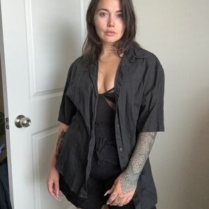 H&M linen matching set